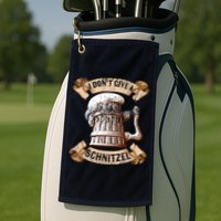 I Don't Give A Schnitzel Oktoberfest Germany Golf Towel