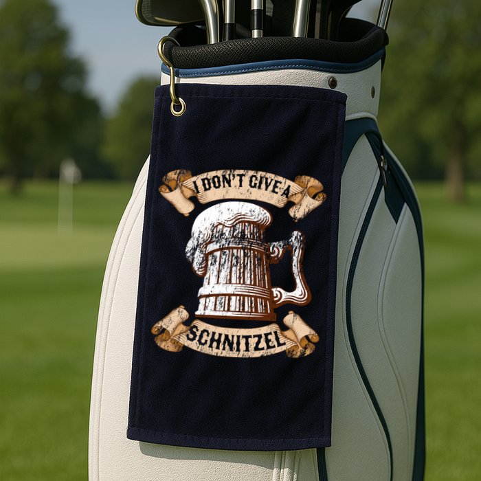 I Don't Give A Schnitzel Oktoberfest Germany Golf Towel