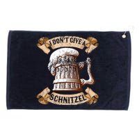 I Don't Give A Schnitzel Oktoberfest Germany Grommeted Golf Towel