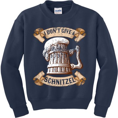 I Don't Give A Schnitzel Oktoberfest Germany Kids Sweatshirt