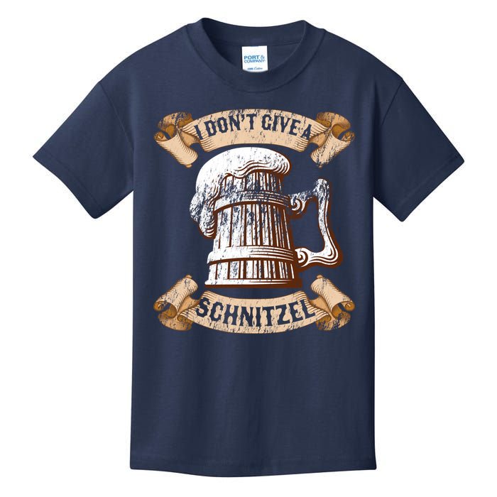 I Don't Give A Schnitzel Oktoberfest Germany Kids T-Shirt