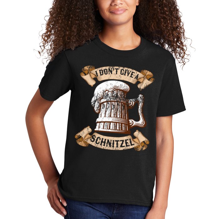I Don't Give A Schnitzel Oktoberfest Germany Kids T-Shirt