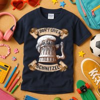 I Don't Give A Schnitzel Oktoberfest Germany Kids T-Shirt