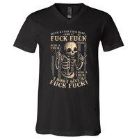 I Dont Give A Fuck Fuck V-Neck T-Shirt