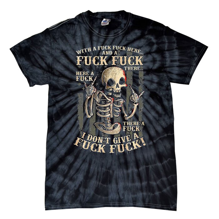 I Dont Give A Fuck Fuck Tie-Dye T-Shirt