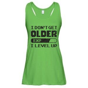 I Dont Get Older I Level Up Funny Gamer Gaming Graphic Ladies Essential Flowy Tank