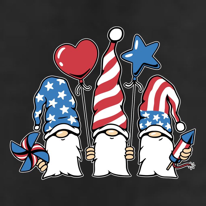 Independence Day Gnome Cool Comfort Performance Bucket Hat
