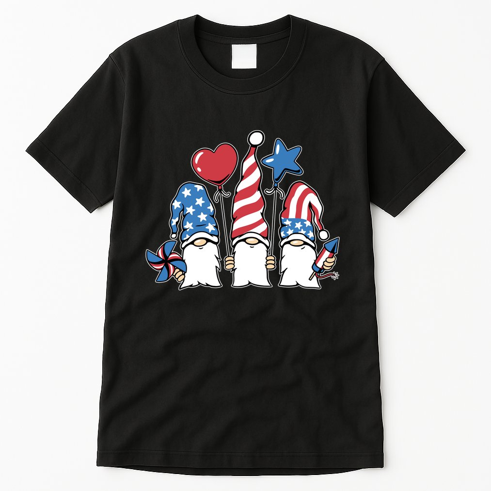 Independence Day Gnome Tall T-Shirt