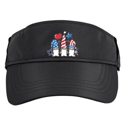 Independence Day Gnome Adult Drive Performance Visor