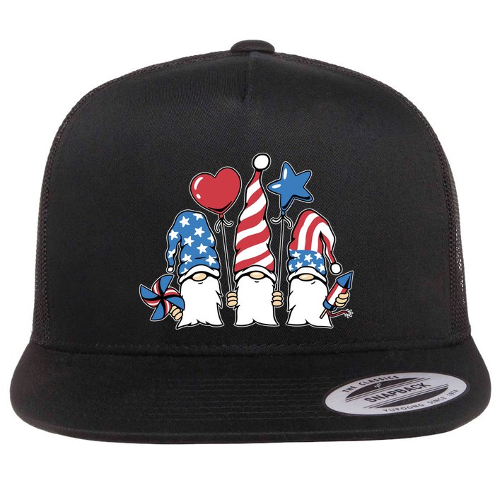 Independence Day Gnome Flatbill Hat