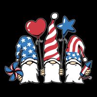 Independence Day Gnome Flatbill Hat