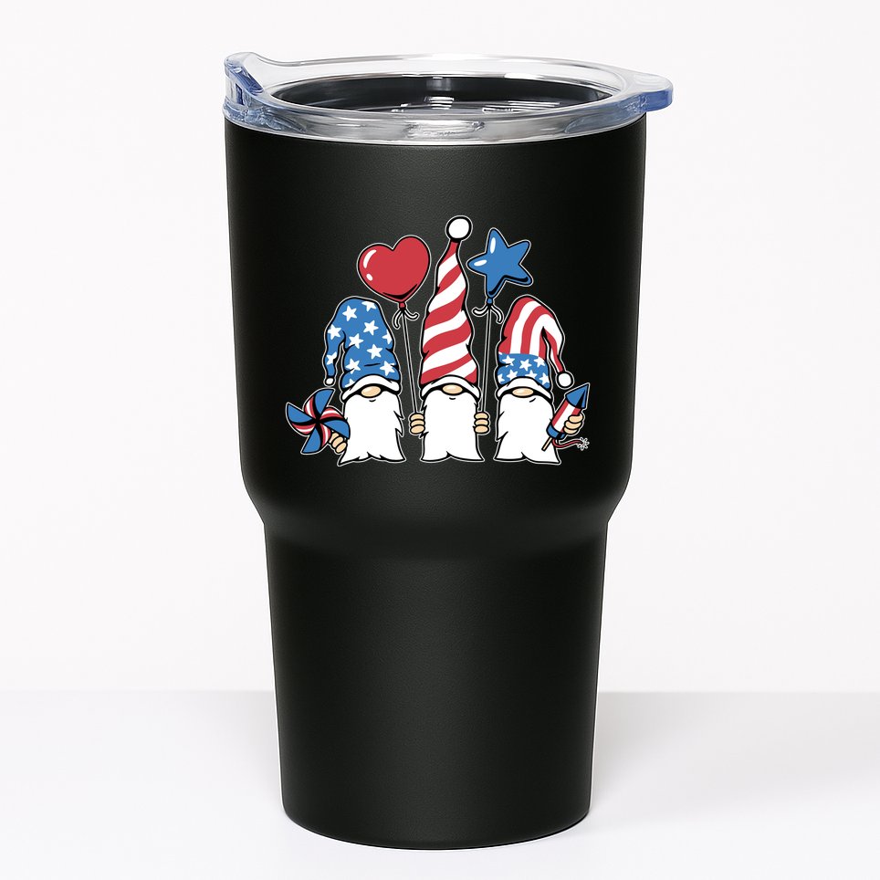 Independence Day Gnome Tumbler