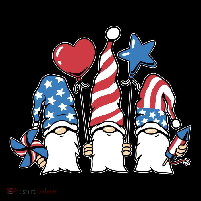 Independence Day Gnome Tank Top