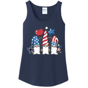 Independence Day Gnome Ladies Essential Tank