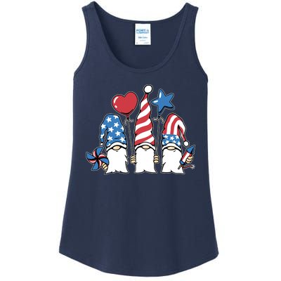 Independence Day Gnome Ladies Essential Tank