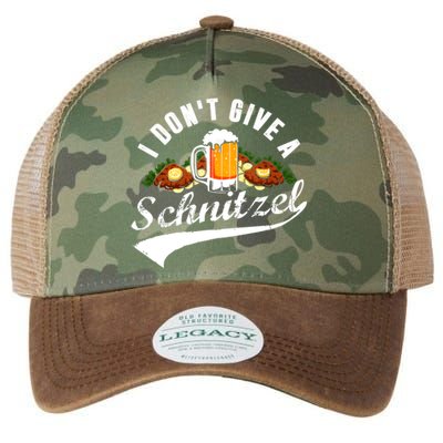 I Dont Give A Schnitzel Oktoberfest Beer Festival Legacy Tie Dye Trucker Hat