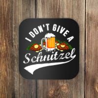 I Dont Give A Schnitzel Oktoberfest Beer Festival Coaster