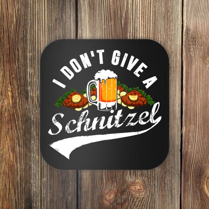 I Dont Give A Schnitzel Oktoberfest Beer Festival Coaster