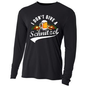 I Dont Give A Schnitzel Oktoberfest Beer Festival Cooling Performance Long Sleeve Crew