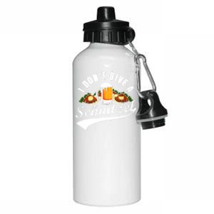 I Dont Give A Schnitzel Oktoberfest Beer Festival Aluminum Water Bottle