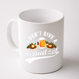 I Dont Give A Schnitzel Oktoberfest Beer Festival Coffee Mug