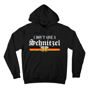 I Dont Give A Schnitzel Funny Oktoberfest German Hoodie