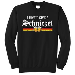 I Dont Give A Schnitzel Funny Oktoberfest German Sweatshirt