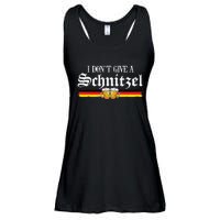 I Dont Give A Schnitzel Funny Oktoberfest German Ladies Essential Flowy Tank