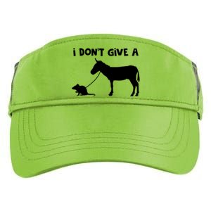 I Dont Give A Rats Ass Mouse Walking Donkey Adult Drive Performance Visor