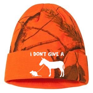 I Dont Give A Rats Ass Mouse Walking Donkey Kati Licensed 12" Camo Beanie