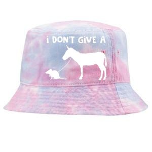 I Dont Give A Rats Ass Mouse Walking Donkey Tie-Dyed Bucket Hat