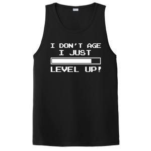 I Dont Get Old I Level Up Funny Retro Gamer Cute Gift Adult Great Gift PosiCharge Competitor Tank