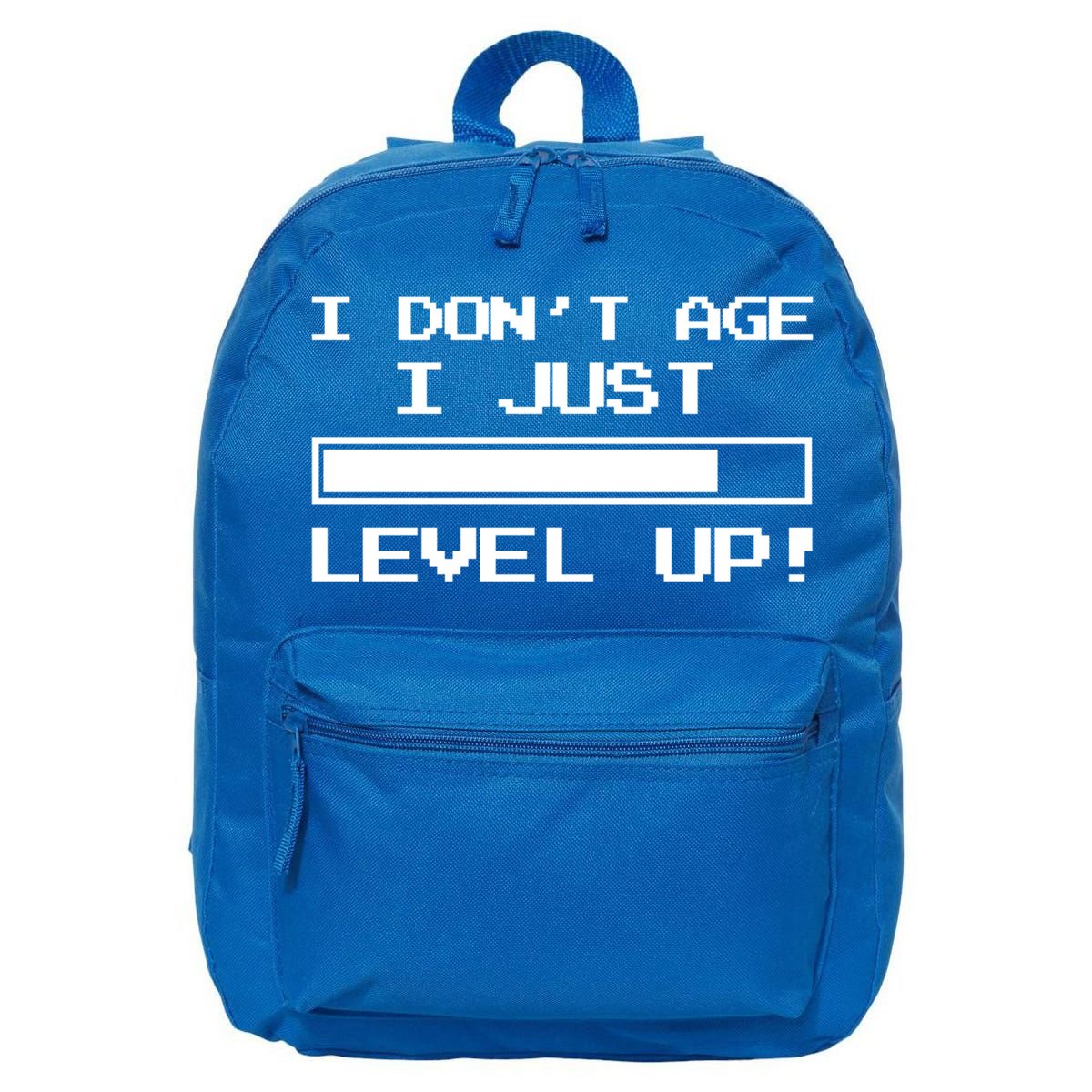 I Dont Get Old I Level Up Funny Retro Gamer Cute Gift Adult Great Gift 16 in Basic Backpack