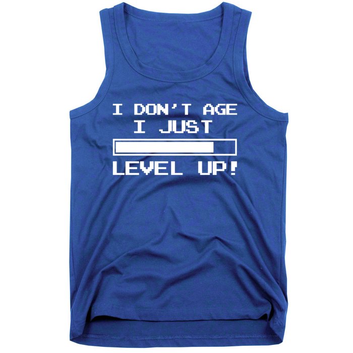 I Dont Get Old I Level Up Funny Retro Gamer Cute Gift Adult Great Gift Tank Top