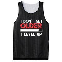 I Dont Get Older I Level Up SNES Controller Gift Mesh Reversible Basketball Jersey Tank