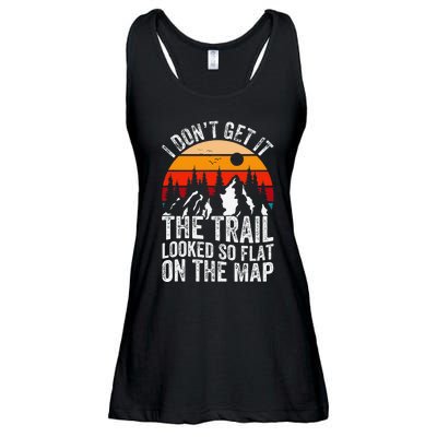 I DonT Get It The Trail Looked So Flat On The Map Hiking Ladies Essential Flowy Tank