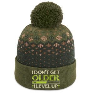 I Dont Get Older Exp I Level Up Game Gift The Baniff Cuffed Pom Beanie