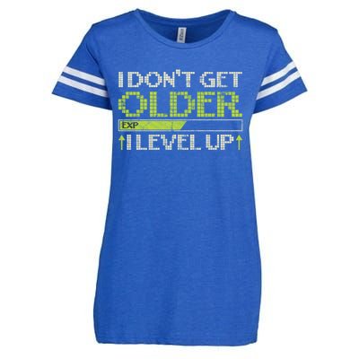 I Dont Get Older Exp I Level Up Game Gift Enza Ladies Jersey Football T-Shirt