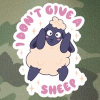 I Don't Give A Sheep Funny Legacy Tie Dye Trucker Hat