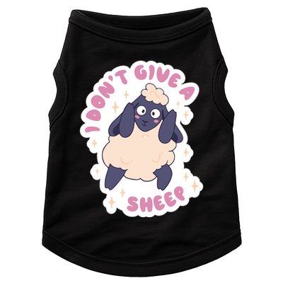 I Don't Give A Sheep Funny Doggie Tank