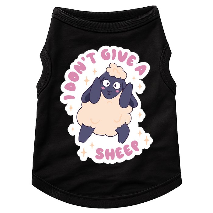 I Don't Give A Sheep Funny Doggie Tank