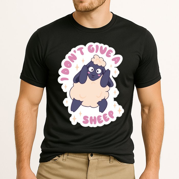 I Don't Give A Sheep Funny Performance Shirt