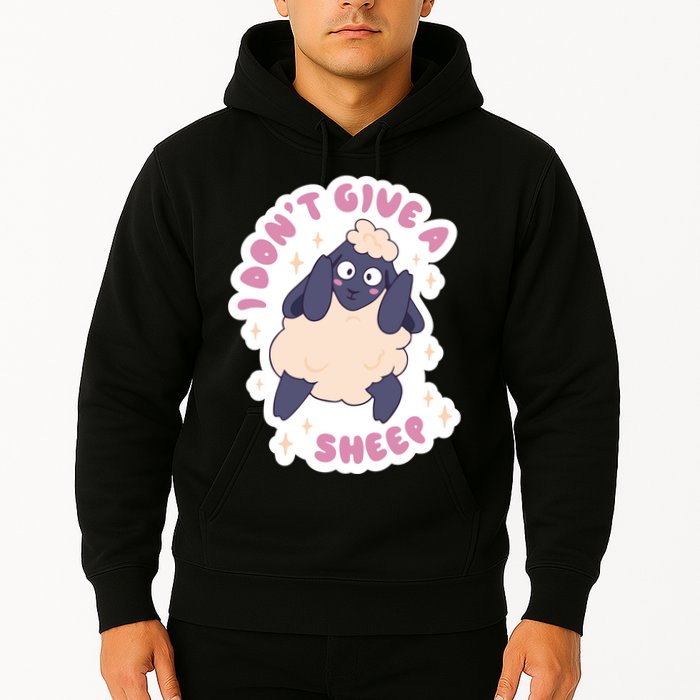 I Don't Give A Sheep Funny Hoodie