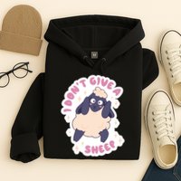 I Don't Give A Sheep Funny Hoodie