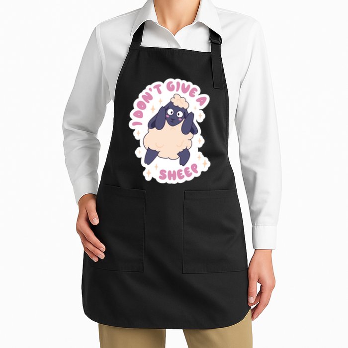 I Don't Give A Sheep Funny Apron