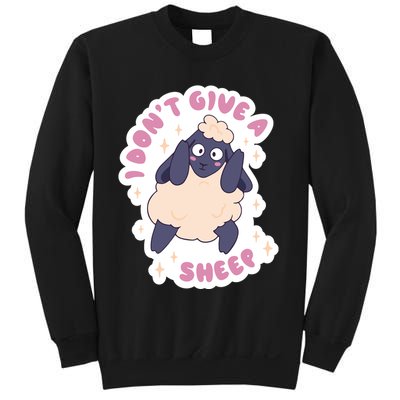 I Don't Give A Sheep Funny Sweatshirt