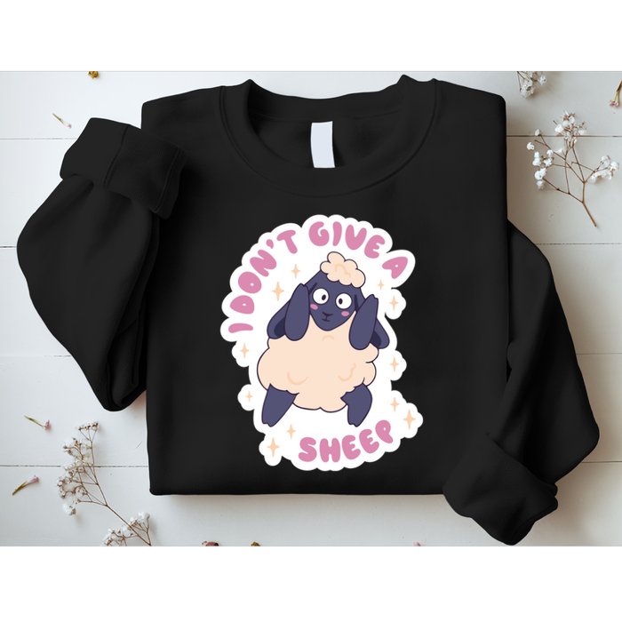 I Don't Give A Sheep Funny Sweatshirt