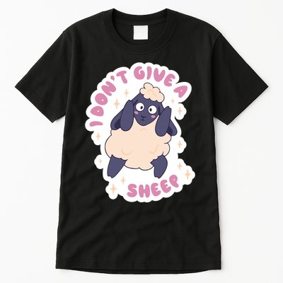 I Don't Give A Sheep Funny Tall T-Shirt