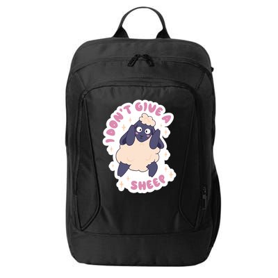 I Don't Give A Sheep Funny City Backpack