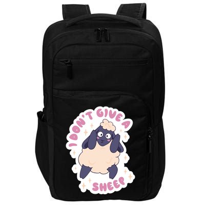 I Don't Give A Sheep Funny Impact Tech Backpack